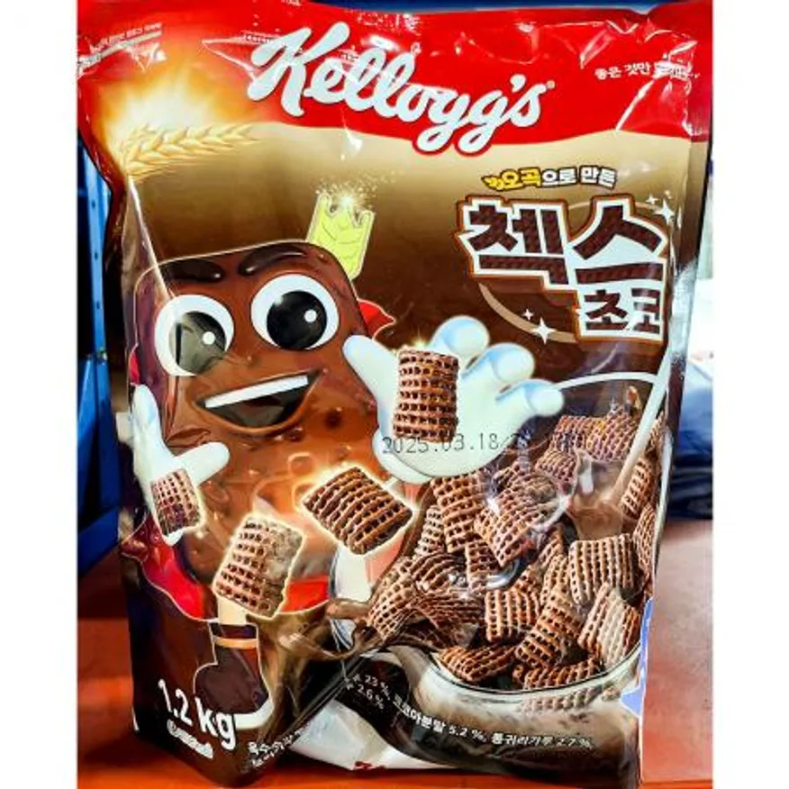 오곡 초코첵스 켈로그 시리얼 1.2Kg 이미지