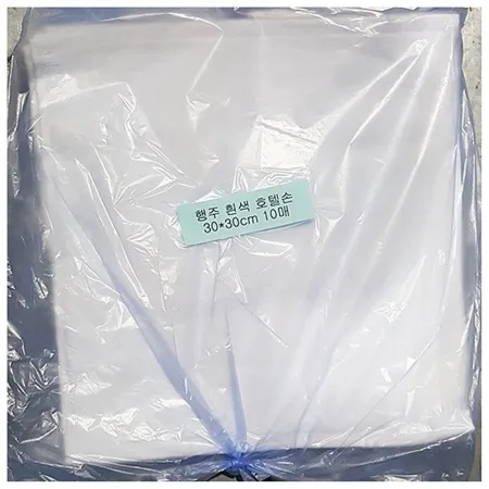 행주( 호텔손 10입) 업소용 빨아쓰는 면행주 흰색 이미지