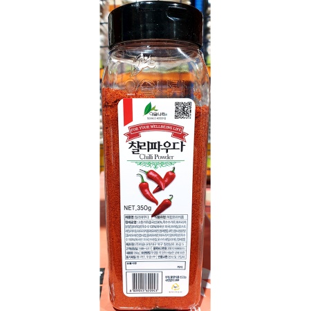 칠리파우더(이슬 350g) 업소용 매운 칠리 분말 가루
