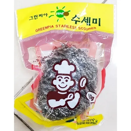 철수세미(서부산업 50g) 업소용 주방 설거지 코일 스텐 수세미