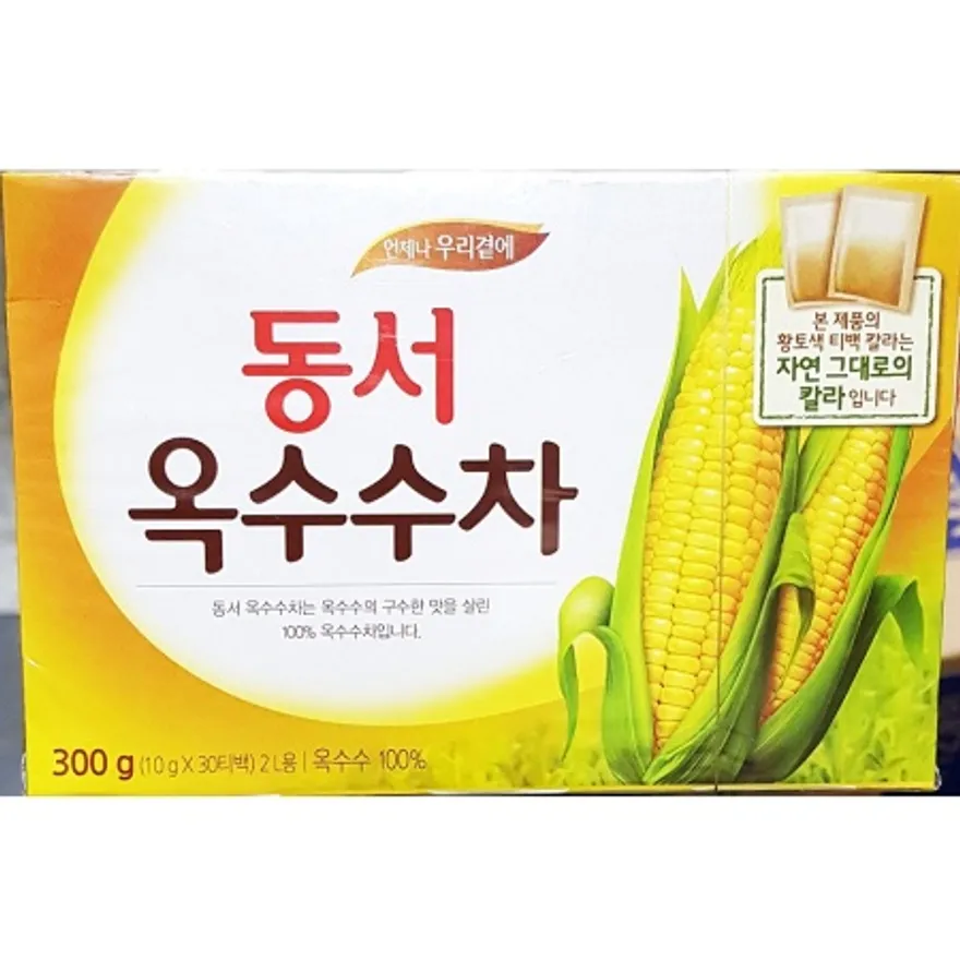 동서 옥수수차 (10g x30) 일회용 티백 옥수수물 끓이기 이미지