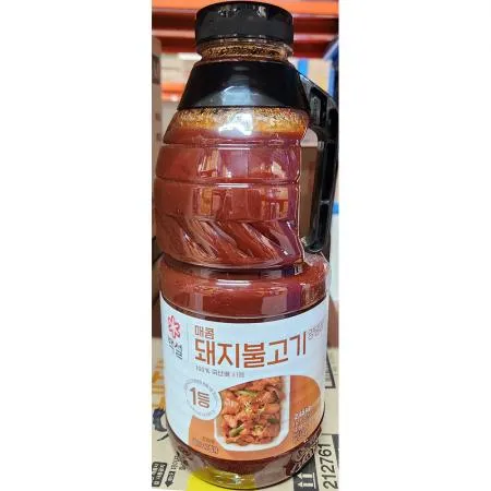 돼지불고기양념(백설 매콤 2.2kg) X6 업소용 불고기 양념