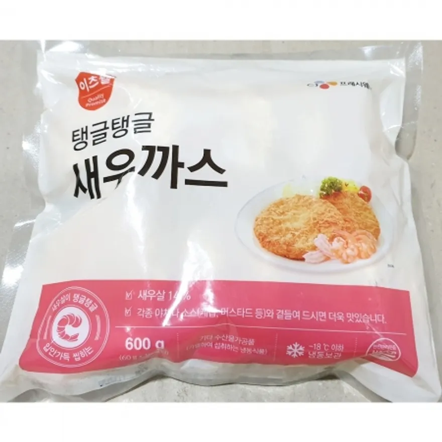 이츠웰 탱글탱글새우까스(60g x10개 600g) 이미지