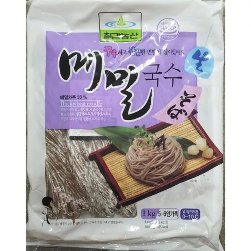 생메밀면 업소용 메밀면 사리 1Kg 이미지
