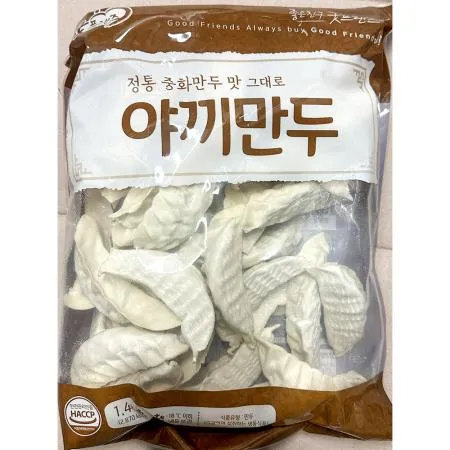 야끼만두(굿프랜즈 28g x50입 1.4kg) 업소용 중화 튀김 만두