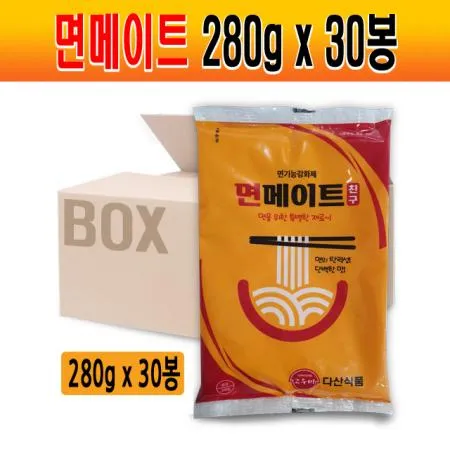 면메이트 280g x 30봉 업소용 면기능강화제