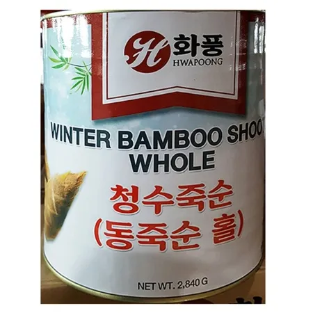동죽순캔(화풍 2.8kg)X6 업소용 청수 죽순통조림 이미지