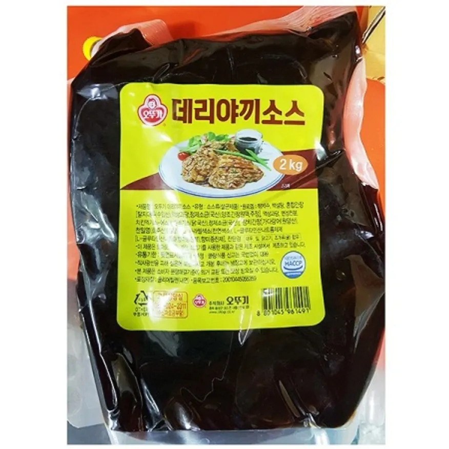 데리야끼소스(오뚜기 2kg) 불고기 닭꼬치 양념 스테이크소스 이미지