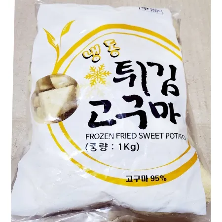 유탕고구마(푸드야 1kg) X10 맛탕 냉동고구마 튀김고구마