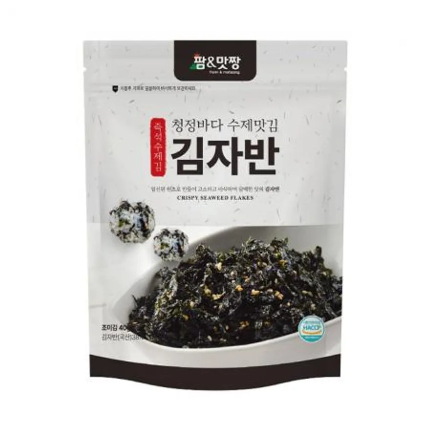 팜맛짱 김자반 맛있는김 바삭바삭한 자반 40g 10종 홈쇼핑 히트상품 / HACCP인증시설 주먹밥 김가루 비빔밥 볶음밥 이미지