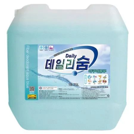 섬유탈취제 데일리숨 18.75L 아쿠아블루 업소용