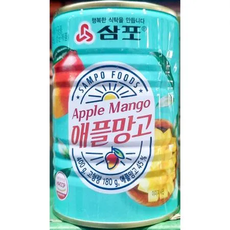 애플망고캔(삼포 400g) 업소용 애플망고 통조림