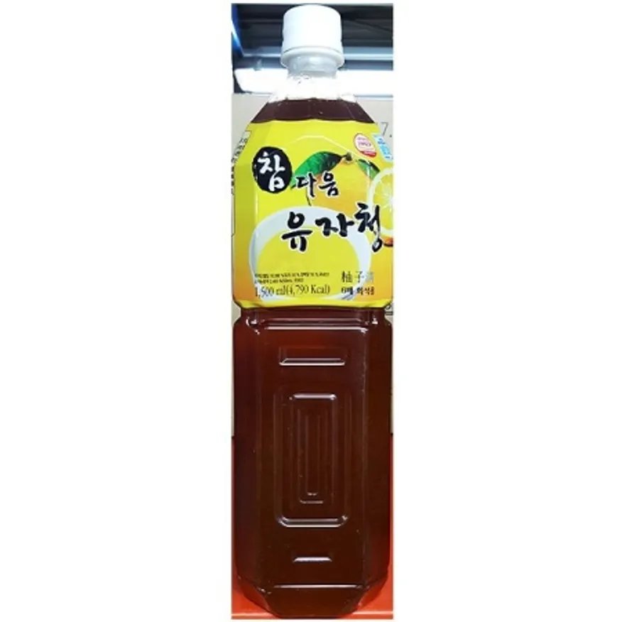 유자청(참다음 1.5L) 유자차 음료베이스 카페용 이미지