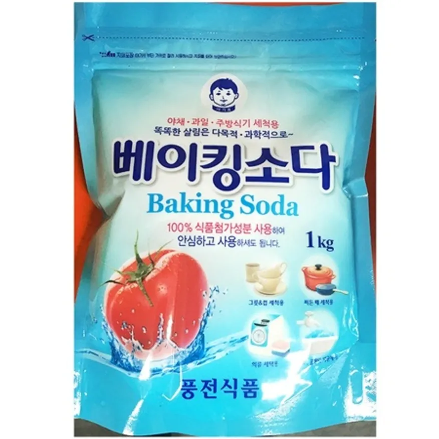 식소다(아기표 1kg) 업소용 다목적 베이킹소다 파우더 이미지