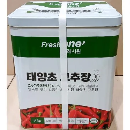 태양초 프레시원 고추장 14kg 업소용