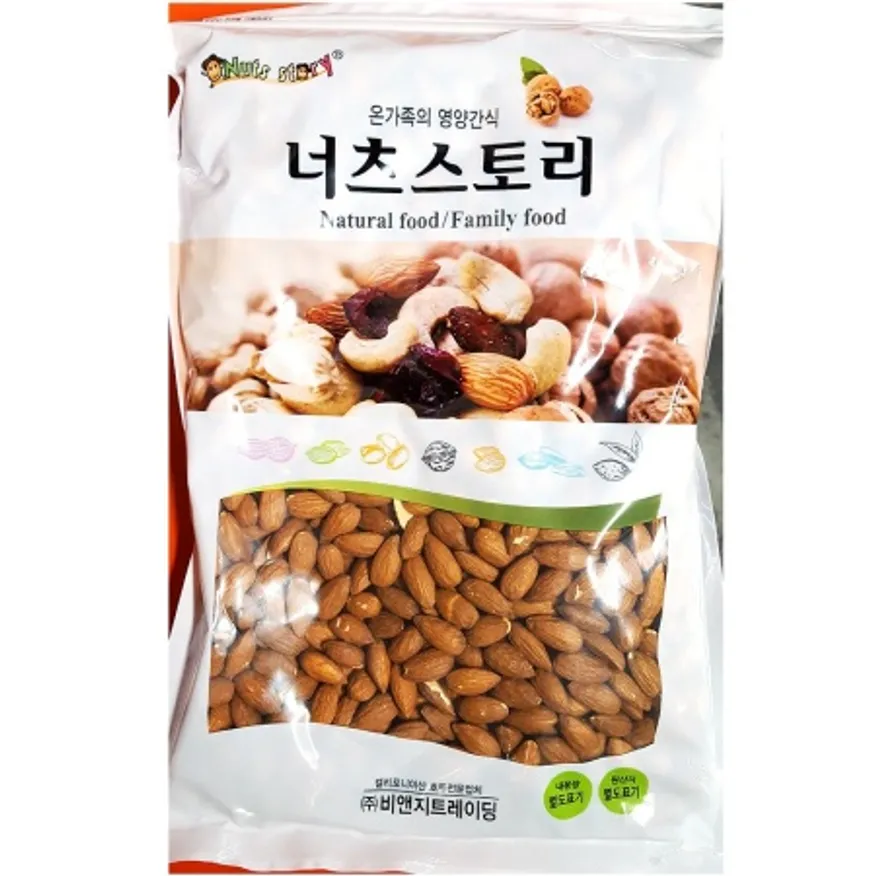 볶음아몬드(비앤지 1kg) 업소용 구운 아몬드 너츠스토리 이미지