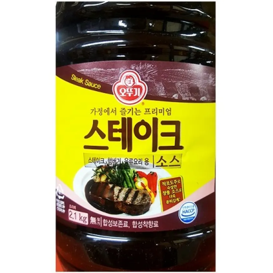 스테이크소스(오뚜기 2.1kg) 등식 목살 양념 sauce 이미지