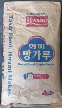 빵가루 화미 8kg 업소용 바삭한 포대빵가루 분말 파우더