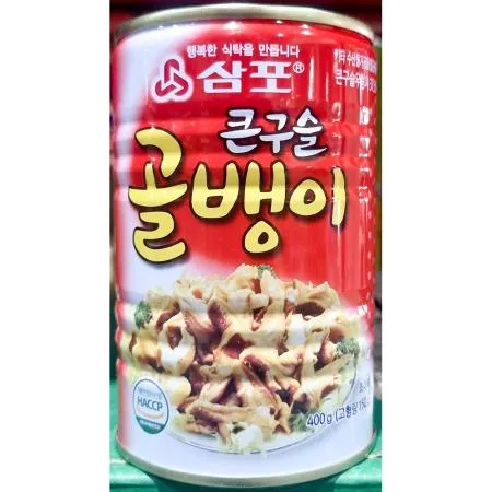 구슬 골뱅이캔 삼포 업소용 골뱅이 통조림 400g 이미지