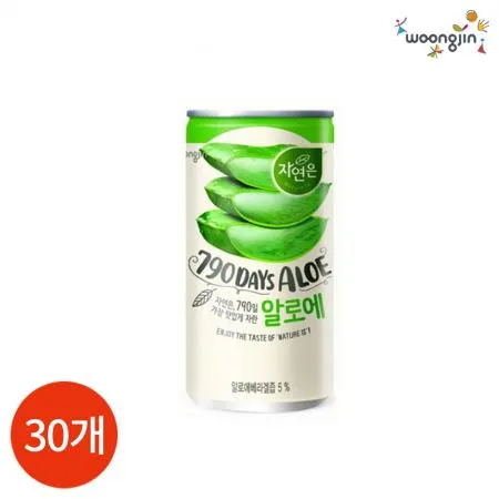 웅진 자연은 알로에 180ml x 30캔 업소용