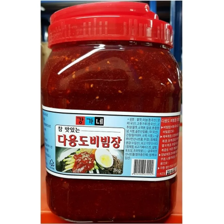 강가네 냉면 비빔장 3kg 업소용 다용도 양념 쫄면장 소스 이미지