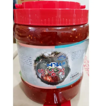 냉면 양념장(어가네 2kg) 업소용 비빔장 양념 다대기 다데기 소스 이미지