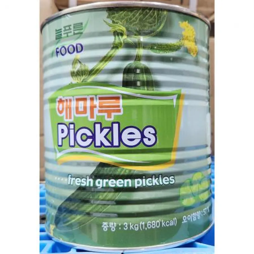 해마루 피클 슬라이스 업소용 오이피클 3Kg 이미지