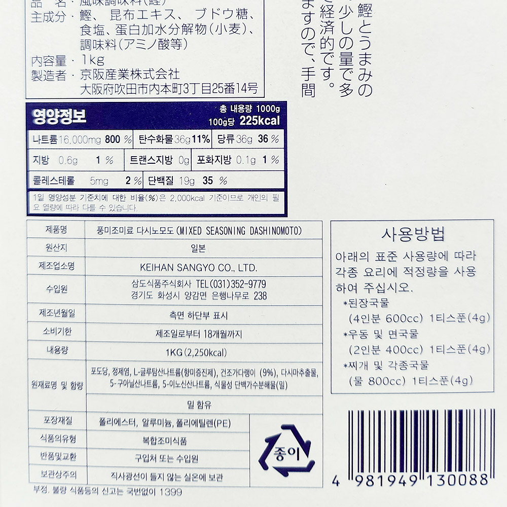 상품정보제공고시