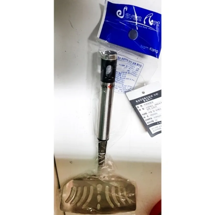 생선 뒤지게(세븐아트) 업소용 스텐 부침개 파전 넓은 뒤집개 이미지