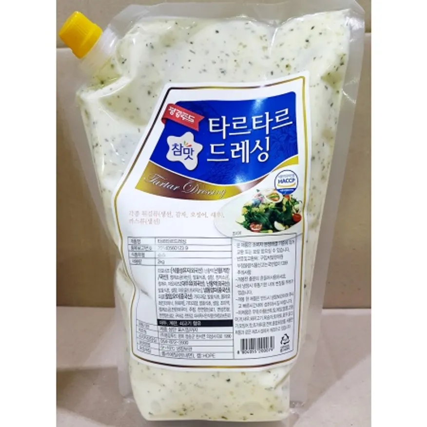 타르타르드레싱(평강 2kg) X4 튀김류 생선까스소스 디핑 이미지