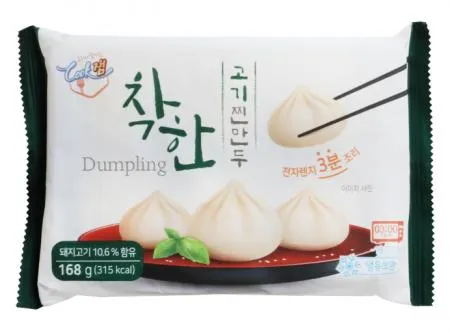고기 찐만두 168g 업소용 전자레인지 편의점 냉동 만두 이미지