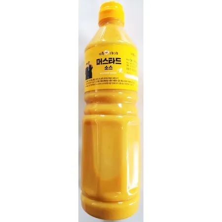 머스타드소소 순한맛(맛죤 1kg) 업소용 액상 겨자소스 양념 이미지