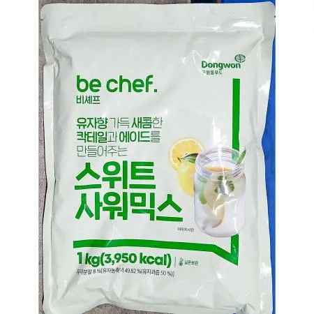 사워믹스(삼조쎌텍 1kg)  업소용 유자향 가득 샤워믹스 가루 이미지