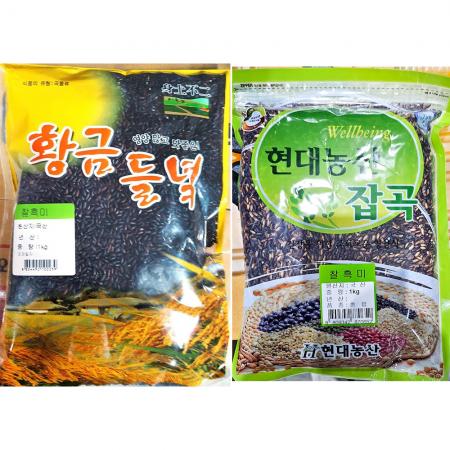 흑미 업소용 찰흑미 검정쌀 1Kg X 10