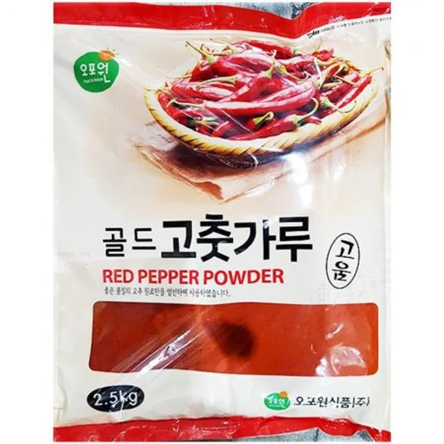 고운고춧가루 오포원 업소용 고운 고추가루 2.5Kg X 8 이미지