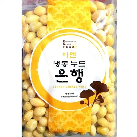 누드은행(이엔푸드 500g) 냉동 깐은행 껍질벗긴 은행 이미지