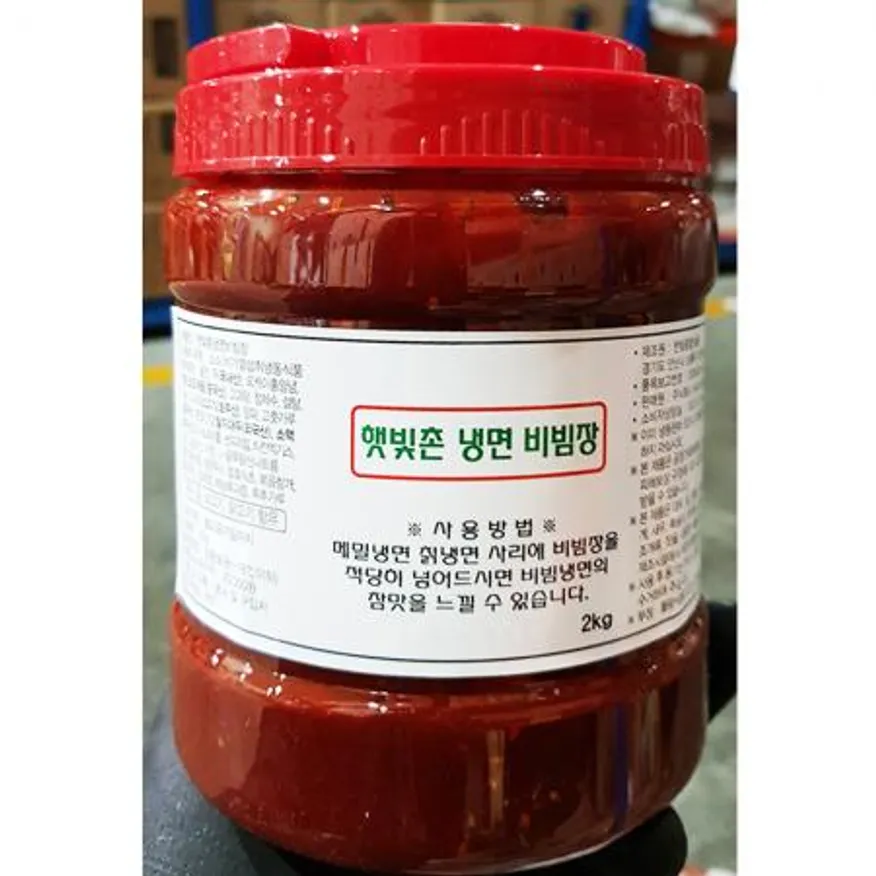 냉면비빔장 햇빛촌 업소용 비빔냉면양념장 2Kg X 6 이미지
