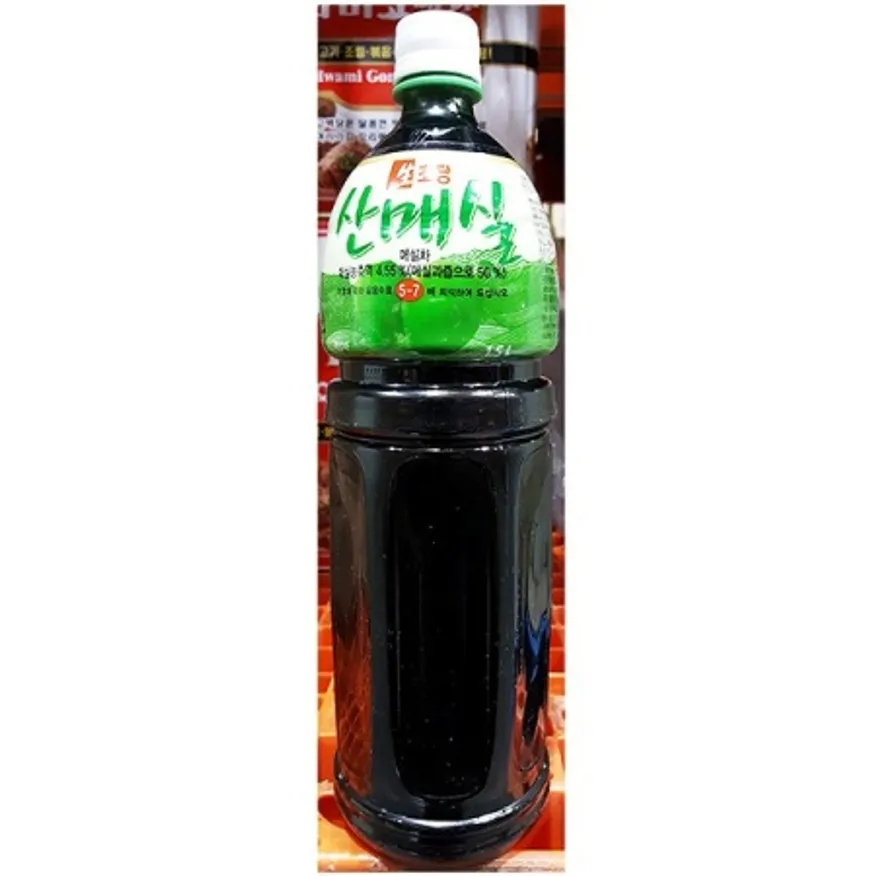 매실 농축액(생초당 1.5L) 업소용 카페 음료 베이스 액상 이미지