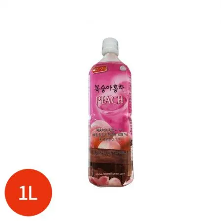 스위트코리아 복숭아 아이스티 원액 1리터 x 1개 업소용