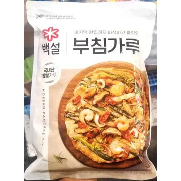 부침가루(백설 1kg) 부침개 분말 파우더 바삭한 식감
