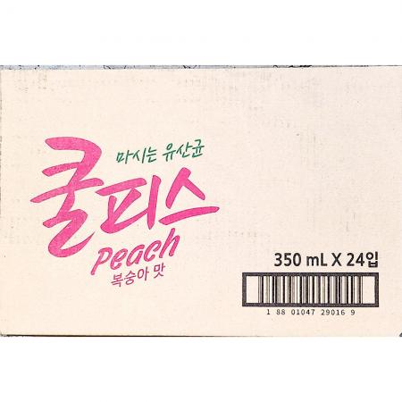 쿨피스(동원 350ml 캔 복숭아맛 24개) 업소용 음료수