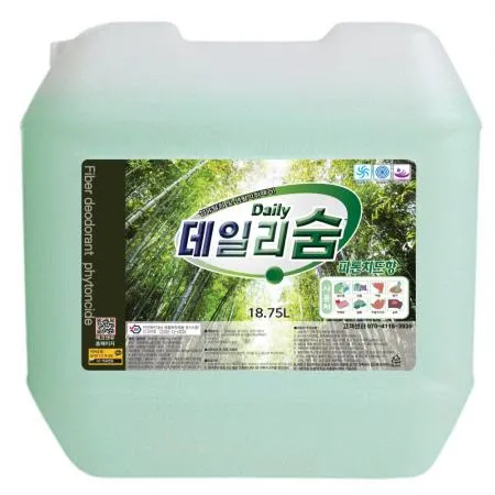 섬유탈취제 데일리숨 18.75L 피톤치드향 업소용