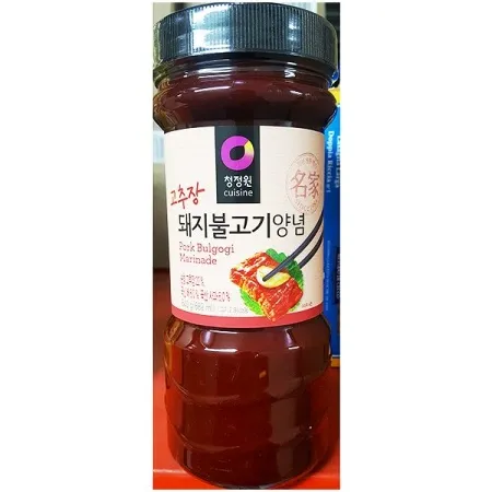 돼지불고기양념(대상 840g) 청정원 고추장 돼지고기 액상소스 이미지