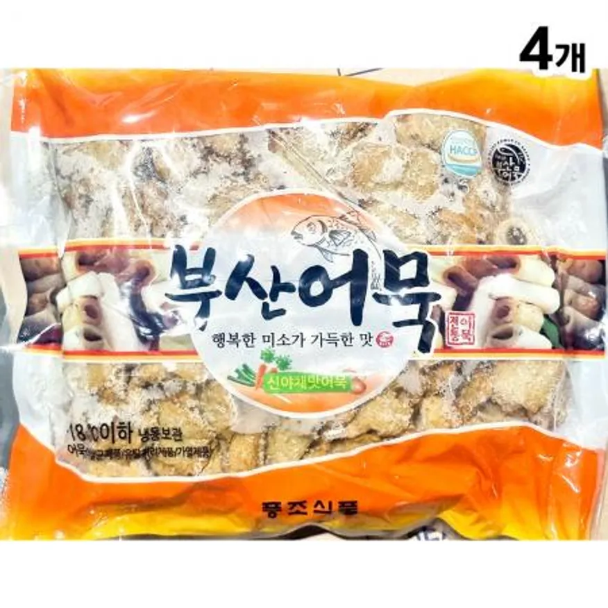 풍조 종합어묵3000 3kg X 4 업소용 전통어묵 부산어묵 오뎅 이미지