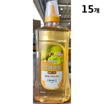 잡화청 꿀차(청림농산 1.2kg) X15 업소용 잡화꿀청