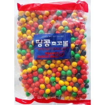 땅콩쵸코볼(1kg) 업소용 안주 심심풀이 과자 땅콩초코볼