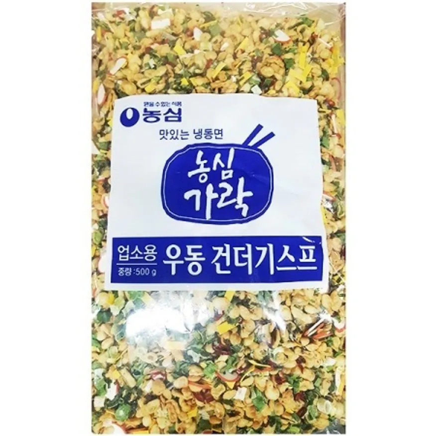 농심 건더기 스프 업소용 우동 고명 건데기 500g 이미지