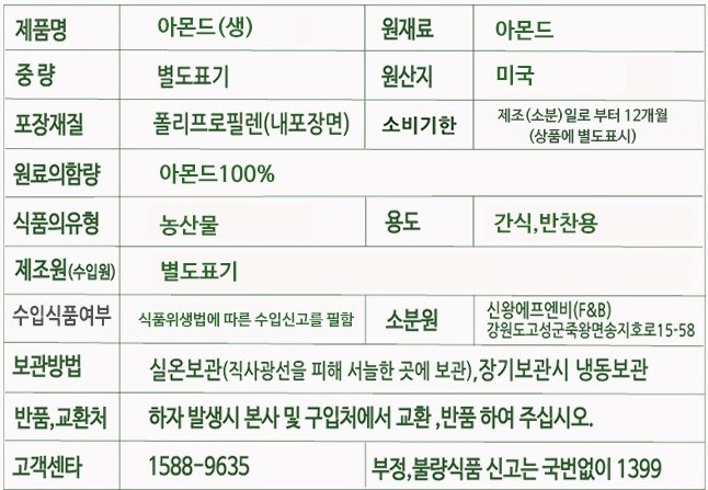 상품정보제공고시