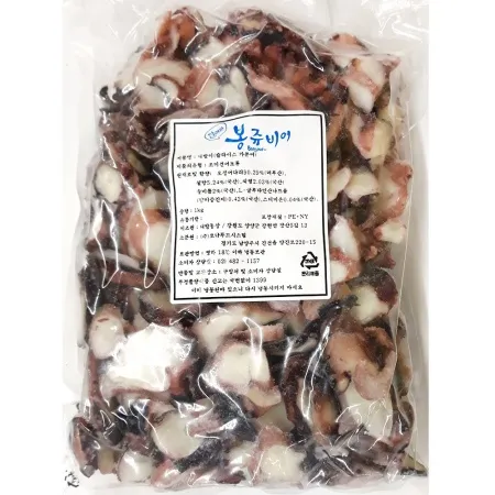 가문어 슬라이스(1kg) X12 업소용 문어 조미 건어포 이미지