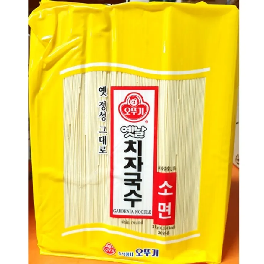 치자국수(오뚜기 3kg)X4 업소용 잔치국수 소면 이미지